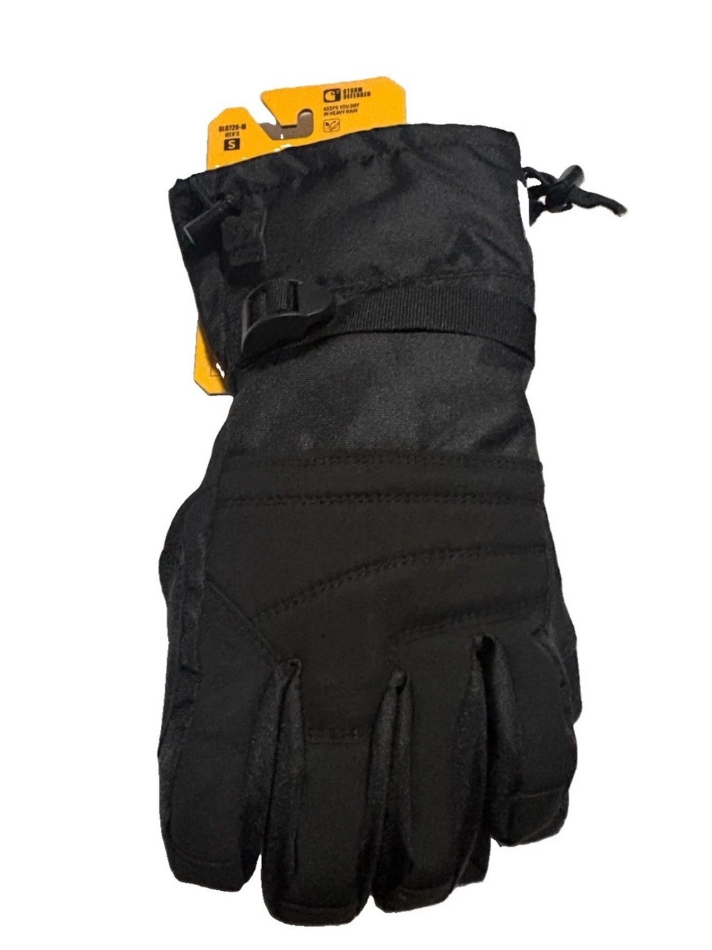 carhartt Storm Defender Insulated Leather Gauntlet Gloves Black Size Small